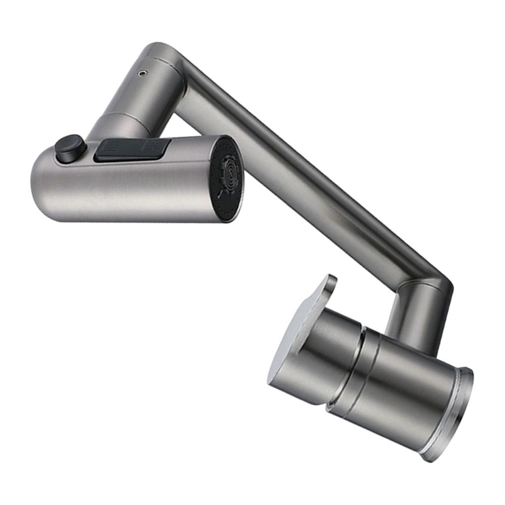 

3-Mode Shower 360 Swivel Tap Easy To Install 304 Stainless Steel 1080 Rotatable Spout Easy Installation Kitchen Faucet China Mainland