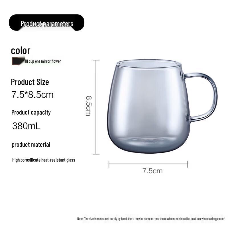 SUPOR Double-Wall Heat-Resistant Glass Water Cups (Set of 2)