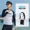 Unisex UV-skydd Rash Guard Set Långärmad Topp Byxor Dykning Snorkling Surfing Simning