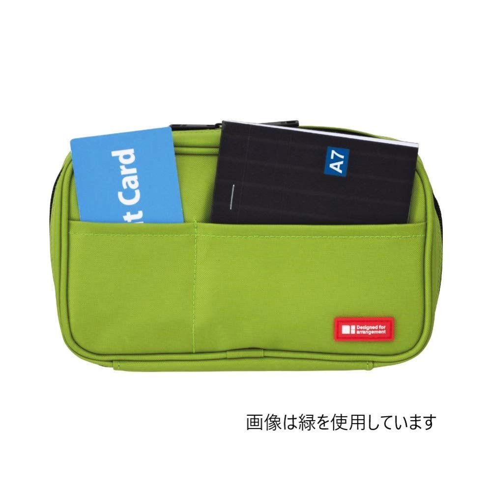 LIHIT LAB Book-Style Pen Case, Indigo Blue, Model A7551-11N