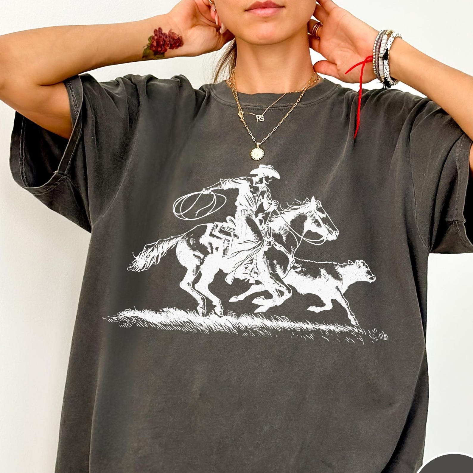Cowboy Roping Western Comfort Colors® Shirt, Retro Western Graphic Tee, Vintage Country Western T-Shirt, Rodeo Shirt, Country Girl Shirt XL