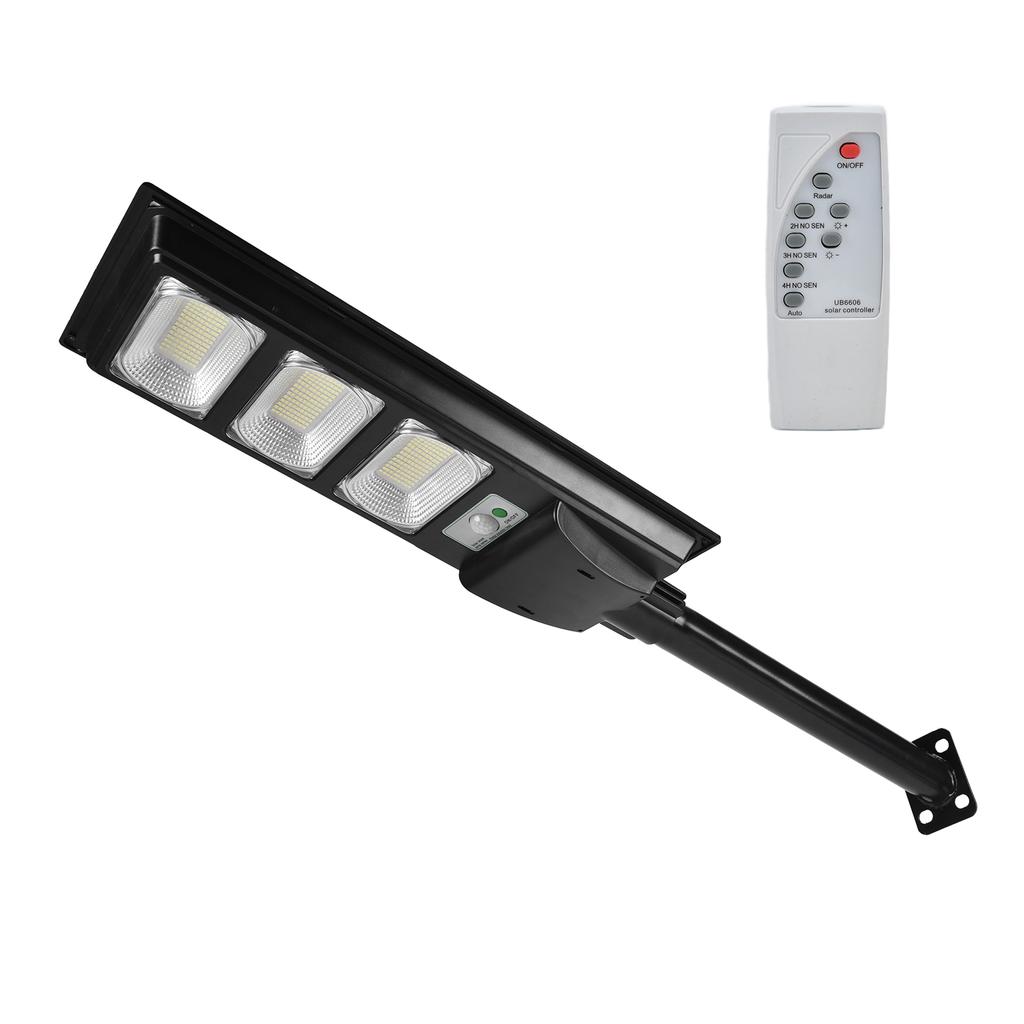 Solar Street Light 351LEDs Waterproof Remote Control Sensor Light for Outdoor Outdoor Garden