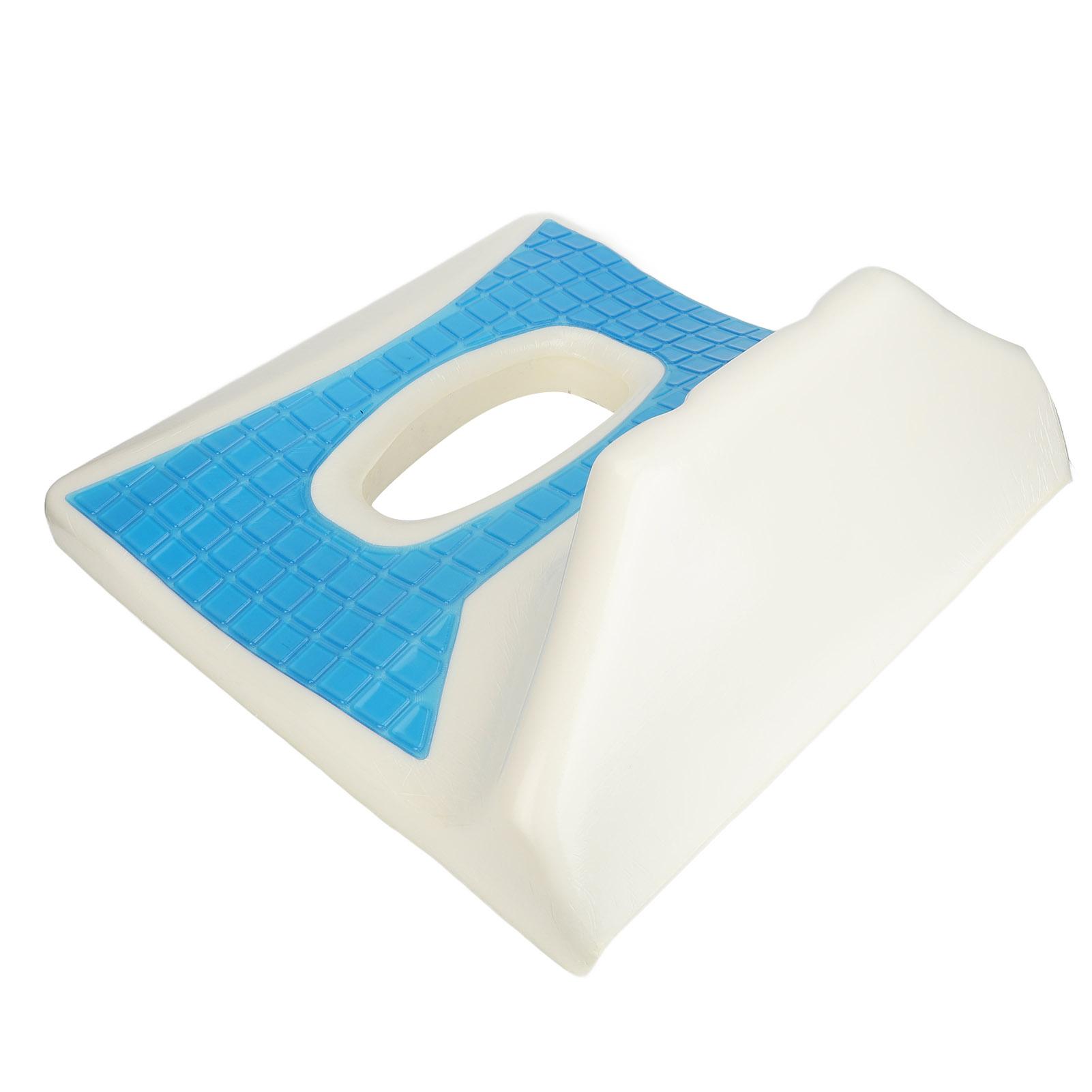 Подушка от пролежней, подушка с эффектом памяти, для снятия давления на бедренную кость и копчик, синяя