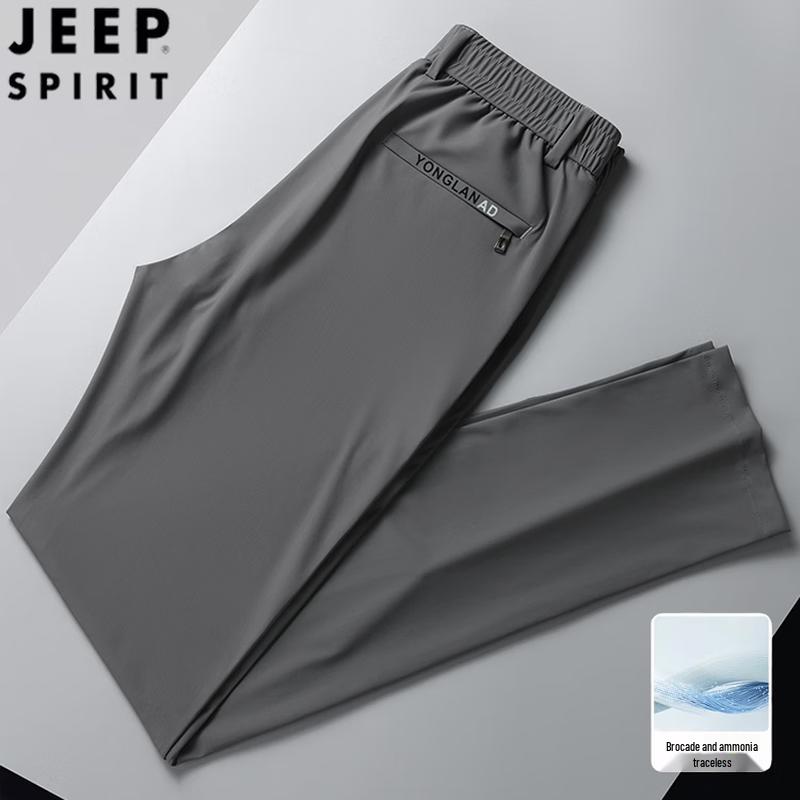 JEEP SPIRIT Men's Loose Straight Fit Casual Pants