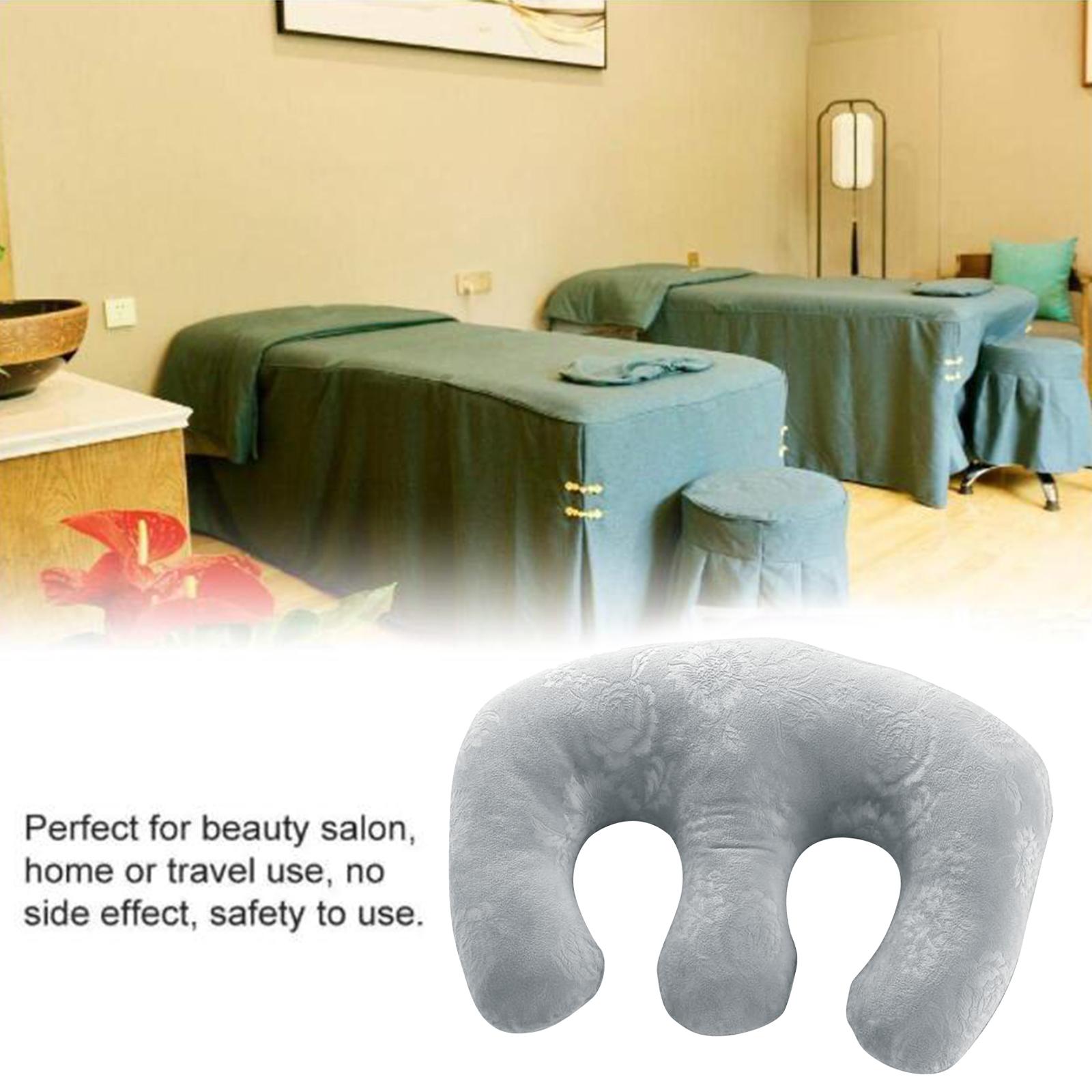 Съемная подушка для груди из хлопка массажная подушка для груди женственный валик для СПА салона красоты расслабления тела серый 1690₽