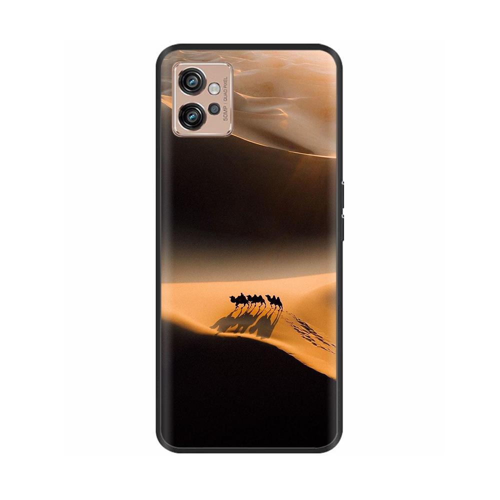 Für Motorola Moto G32 Handyhülle Mode Weiches Flüssigsilikon Vollschutz Rückabdeckung Für Moto G32 MotoG32 G 32 Funda Schalen