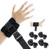 Caregiving Restraint Wrist Restraint Medical Restraint for Scratch Tube Removal for Black Belt, Belt, Belt, 4-Pack, Dementia, Prevention, Self-Injury