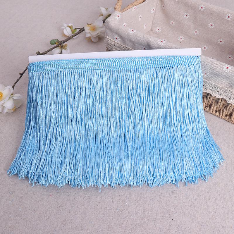 Polyester Fringe Tassel Trim (10-20cm) for Stage Costumes, Curtains, Carpets, and Lace Decorations