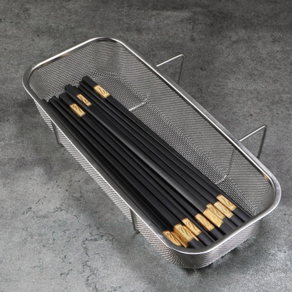 Thickened Kitchen Sink Drain Basket Stainless Steel Utensil Organizer Kitchen