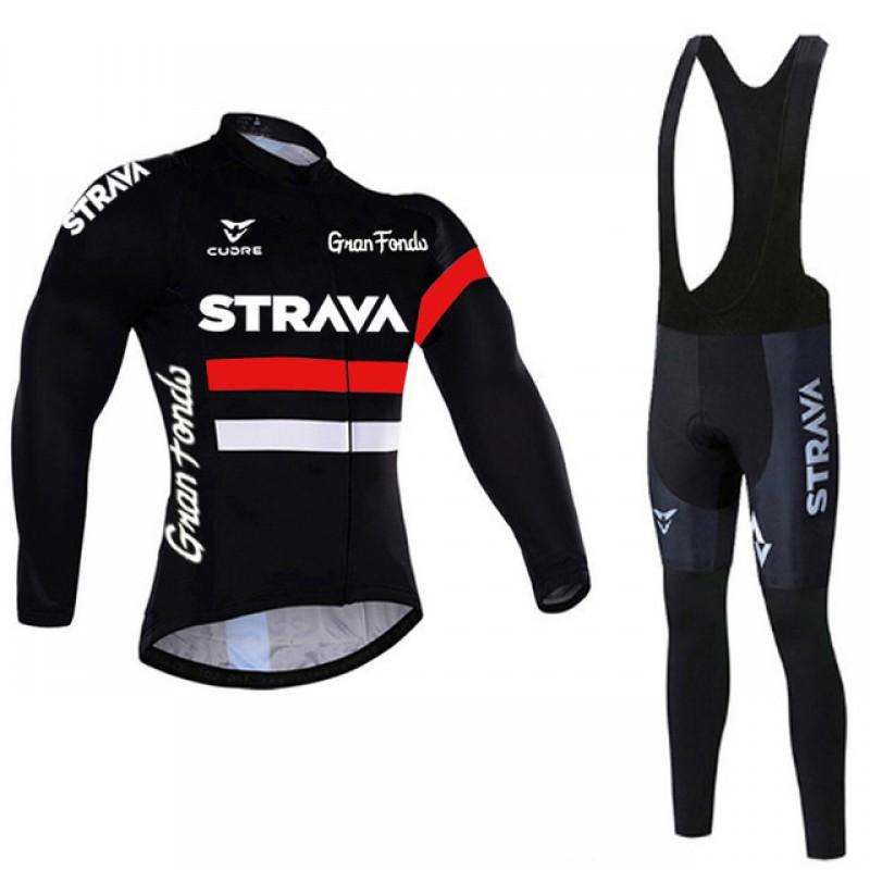 Men Women Cycling Jersey Set Long Sleeve Bib Shorts Breathable Quick Dry Bike Wear Custom Design