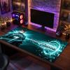 Tappetino Mouse Grande Personalizzato Cristiano Ronaldo, Stampa Testo Nome Personalizzato, Tappetino Scrivania Antiscivolo Logo Calcio Regalo Gaming
