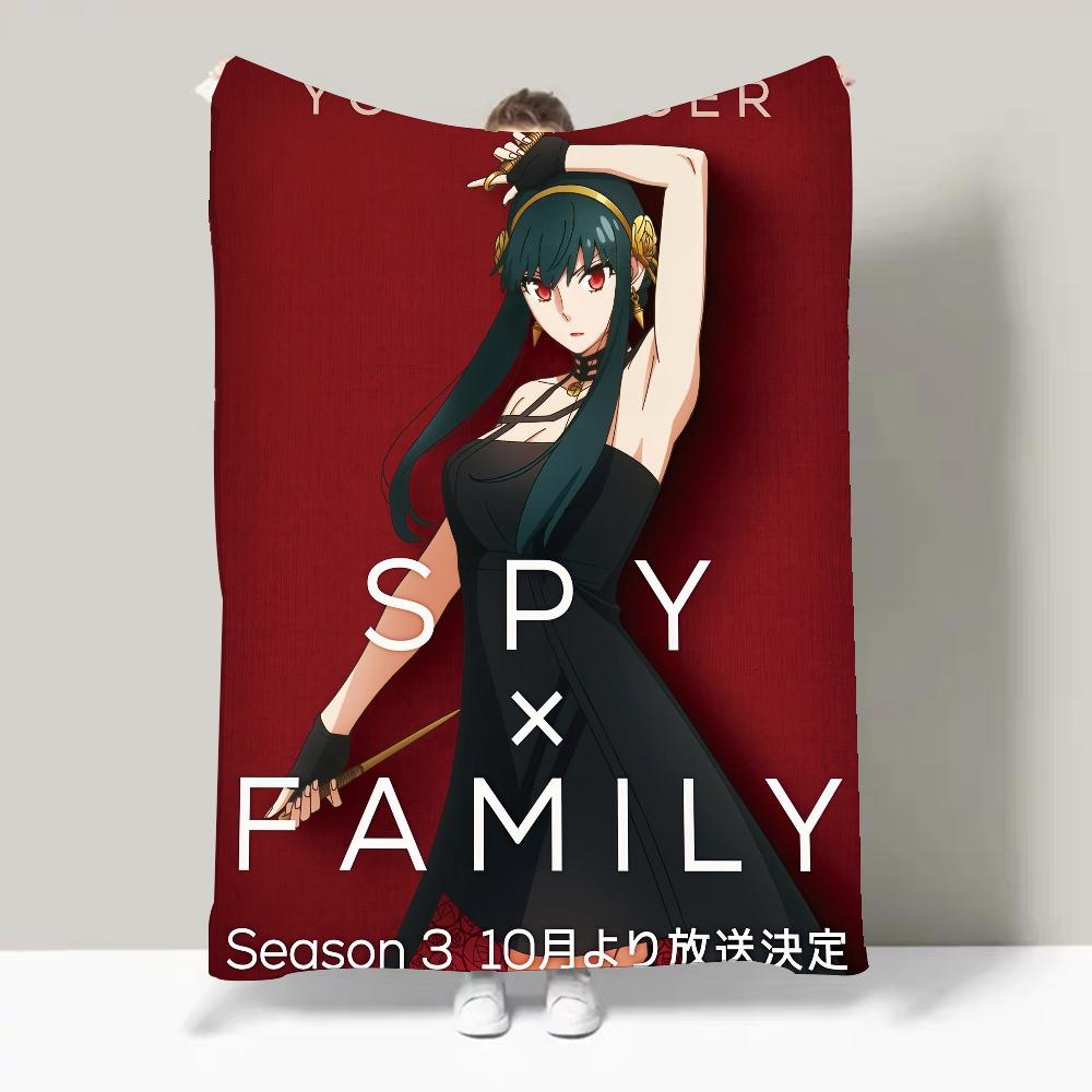 HOT ANIME S-SPY X FAMILY Blanket Design Lightweight  For Dorms, Naps, Living Room, Office,Sofa,All-Season