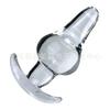Anal Plug G Spot Stimulator Vaginal Plug Glass Dildo Butt Plugs Clear Crystal Dildos Adult Sex Toys For Woman Vagina Stimulate