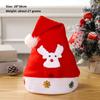 Christmas Decorations Christmas Hat Santa Claus Lamp Non-woven Hat Christmas Gift