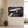 Cartello Metallo Vintage Colt 1911 Pistola Latta Segno Retro Wall Art per Man Cave Bar Garage