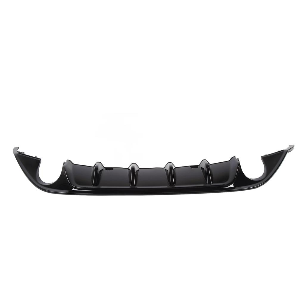 Gloss Black TCR Rear Bumper Diffuser Valance Sporty Style For MK7 Pre?Facelift 2013 To 2016