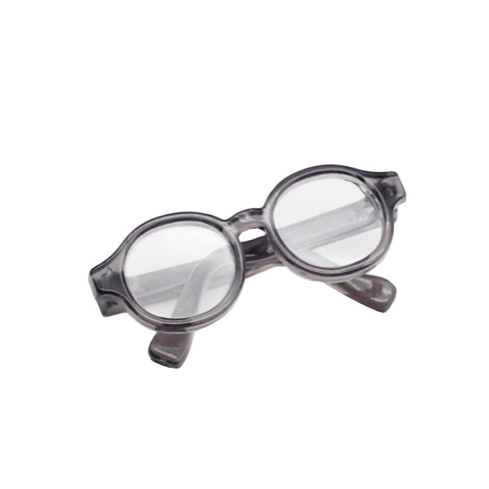 Transparent Transparent Plastic Glasses Doll Accessory Doll Mini Glasses  Children Toy