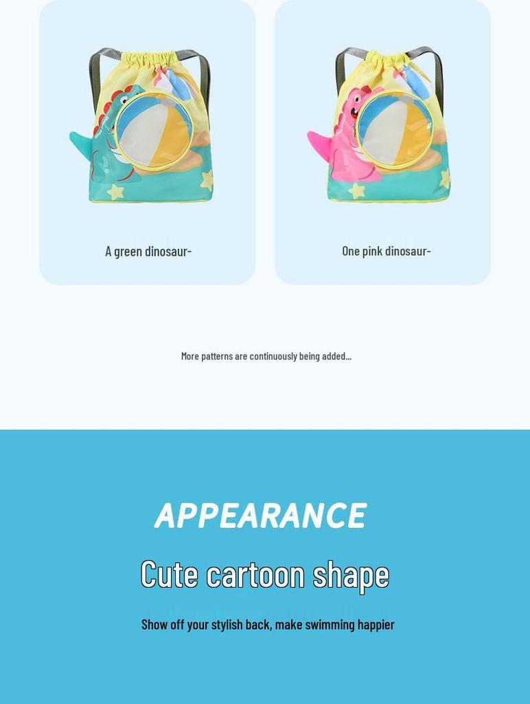 Waterproof Wet/Dry Swimming Bag: Kids' & Adults' Beach & Sports Backpack