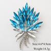 Light Luxury Pink Crystal Bouquet Pearl Brooch High-end Sense Niche Women's High-end Suit Chest Flower Brooch Accessory