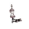 Diamond -inlaid, Crystal Car Pendant Cars Inner Township Decoration Female Maitreya Buddha Statue Mirror Car Hanging Men