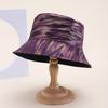 New big head circumference bucket hat women spring and autumn sunscreen sunshade show face small PU basin hat fashion bucket hat