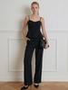STAY WITH ME Peplum Bustier Top_Black
