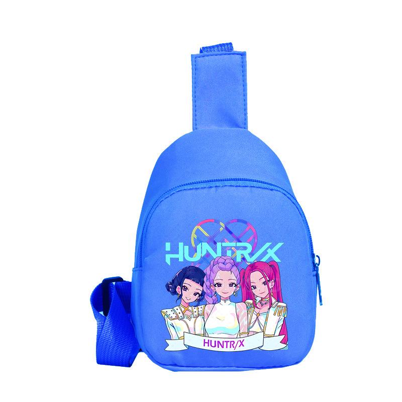 Children'S Breast Bag Animation Cartoon Peripheral Printing Casual Shoulder Bag Going Out Portable Messenger Bag