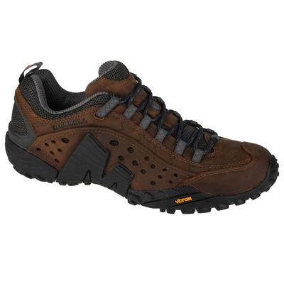 Botas de exterior para hombre Merrell Intercept de cuero para senderismo y trekking marrones (J598633)
