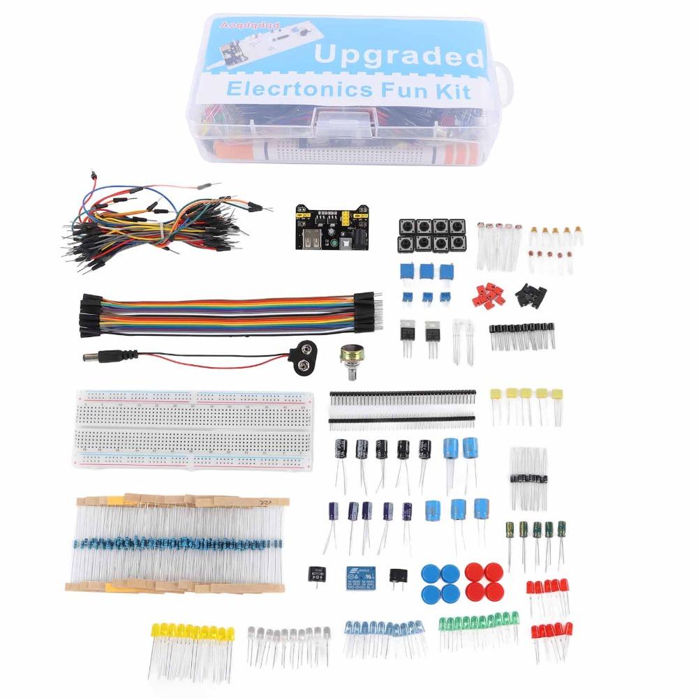 830 Tie Points Breadboard Electronics Component Kit Starter Electronics Component Kit  DIY Projects