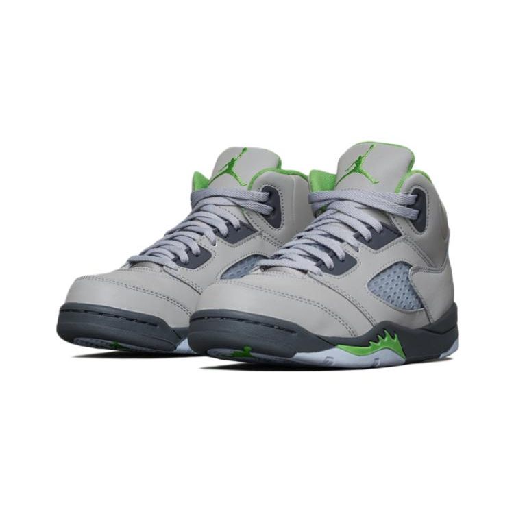 Air Jordan 5 Retro PS DQ3735-003 Scarpe da Basket Retro per Bambini in Età Prescolare Fagiolino Verde