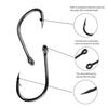 100Pcs Circle Fishing Catfish Hooks Thick Sharp Portable Strong Carbon Steel Sharp Fish Tools for Sea