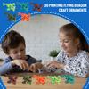 3D Printed Flying Dragon Crafts Ornaments Gifts Creative Hand-made Animal Joint Activity Model Ornaments Toys