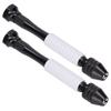 2Pcs Hand Twist Drill Handheld Adjustable Pin Vise Drill Bit Chuck 0.3?3.2mm Clamping Range