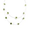 Les Trésors De Lily [R5259] - Green 'Sissi' Necklace - 2 Rows - 8 Mm