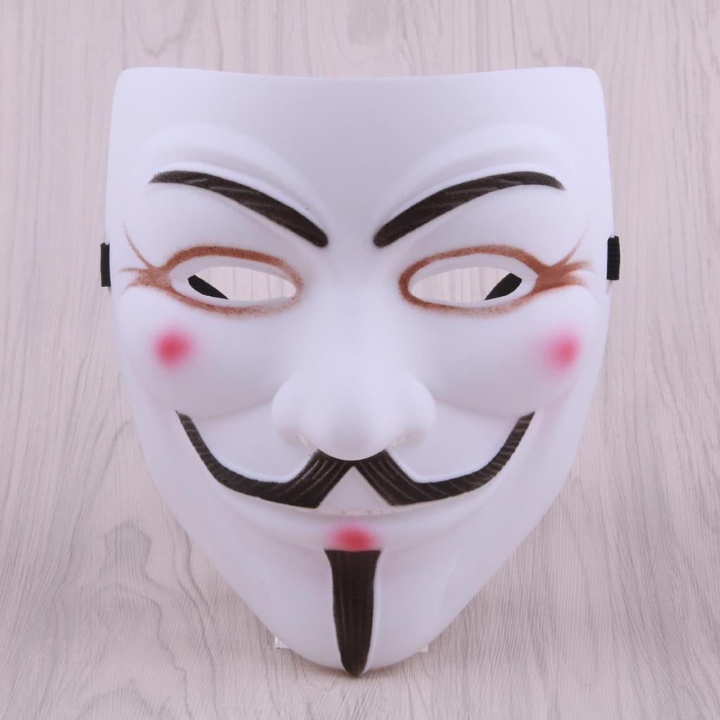 Halloween V Mask Masquerade Full Face Hacker Street Dance Mask for Men