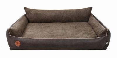 Rocky Orthopedic Brown Dog Bed - 83cm X 73cm