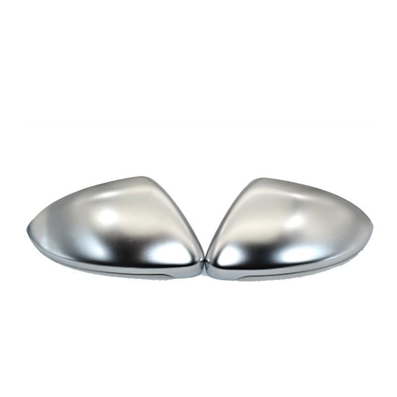 Silver Ear Bright Black Shell Mirror Cover for Volkswagen Golf MK7 GTD Touran Rearview Mirror