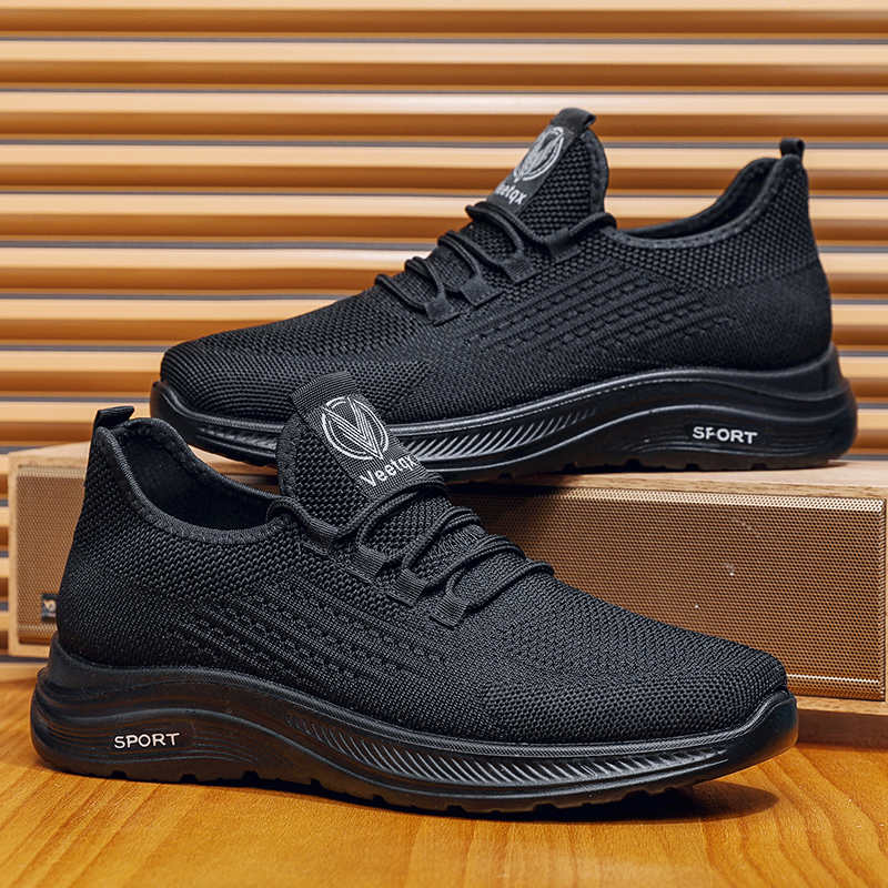 Fashion Thick Bottom Autumn-spring Sneakers For Man Woven Shoes For Man Luxury Shose For Mens Sports Maker Fitness Footwear Tenys