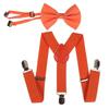 Y-förmiges Baby- und Krawatten-Set für Kinder - Zweiteiliges Verkleidungsoutfit für Kinder mit verstellbarem Baby- und Clip-Krawatte.
