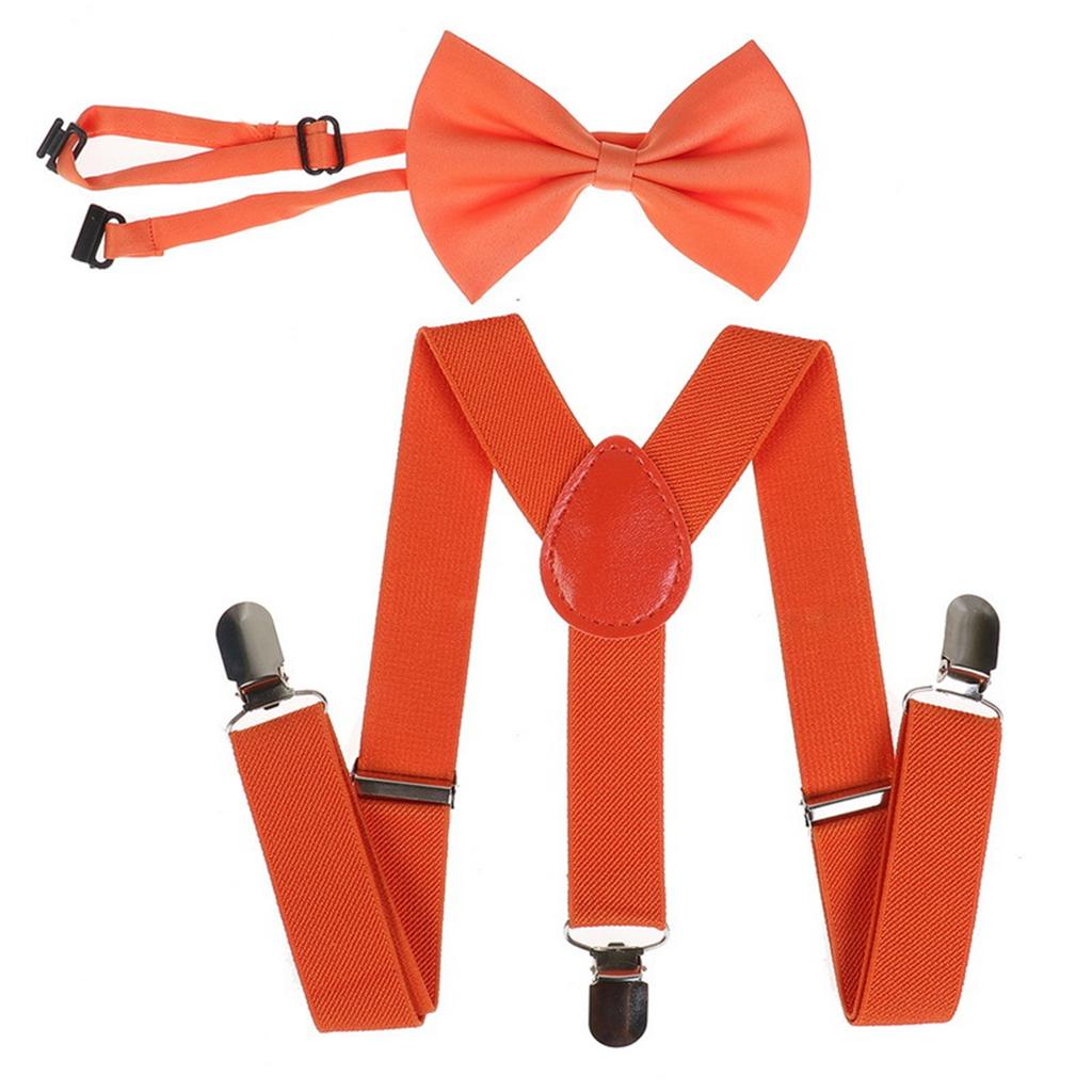 Y-förmiges Baby- und Krawatten-Set für Kinder - Zweiteiliges Verkleidungsoutfit für Kinder mit verstellbarem Baby- und Clip-Krawatte.
