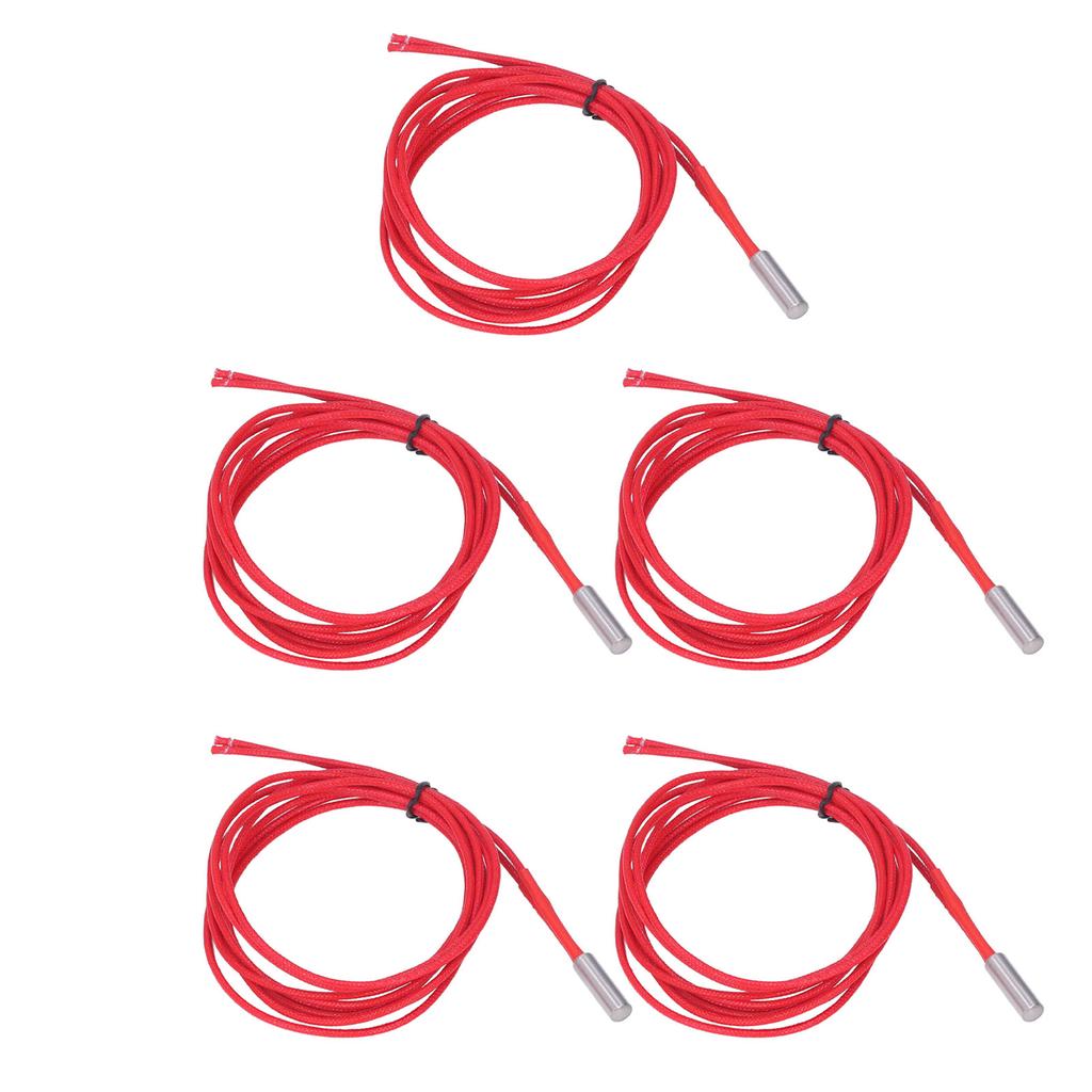 5 st 12V 40W Patronvärmare Rostfritt Stål Koppar Värmerör för 3D-skrivare 6x20mm