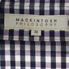 MACKINTOSH PHILOSOPHY Check Pattern trench coat 38 With storage bag Women Used
