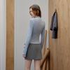 UNIFREE Plus Size Mock Two-Piece Slim Fit T-Shirt