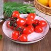Realistic Artificial Cherries Tomatoes Fruit for Festival Decoration Basket Display Classroom Teaching Aid Photography