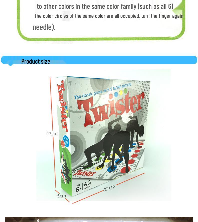 Standard Edition Body Twister: Family Balance Game for Happy Parties