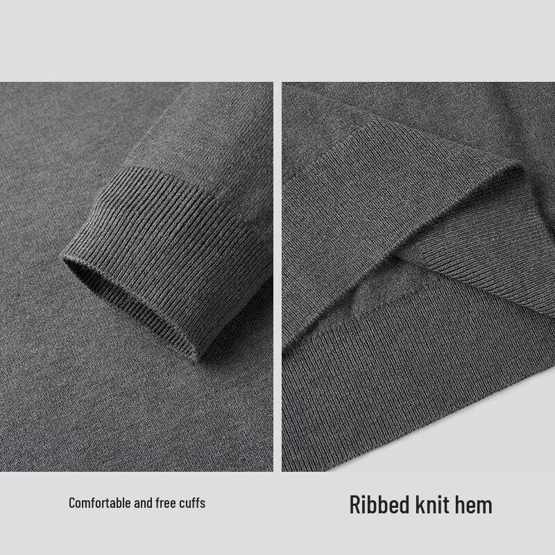 HLA Men's High-Neck Pullover Knit Sweater