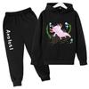 Kids Sportswear Kids Axolotl Clothing Sets Baby Boy Girls Fashion Sports Suits Cartoon Hoodie Sweater+pants Boys Clothe