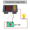 BM730 DC0-100V 10A LED Digital Voltmeter Ammeter Voltage Current Wattmeter Meter Volt Detector Tester Monitor Panel With alarm