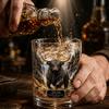 Highland Cattle Glass Whiskey Tumbler Commemorative Edition 2026 Durable Crystal Clear Glassware for Spirits and Cocktails