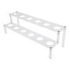 12 Holes Display Stand Ice Cream Cone Holder Double Layer Structure